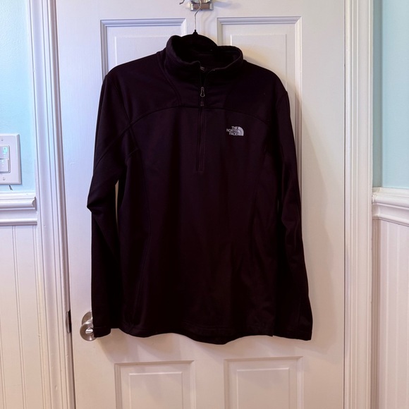 The North Face Black Quarter-Zip Sweatshirt - Picture 1 of 8